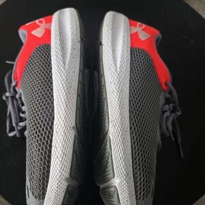 Under Armour Orange and Gray Athletic Shoes Size 8 Mens Like New!!!!